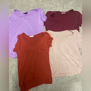 Women’s tee, size medium, set of four